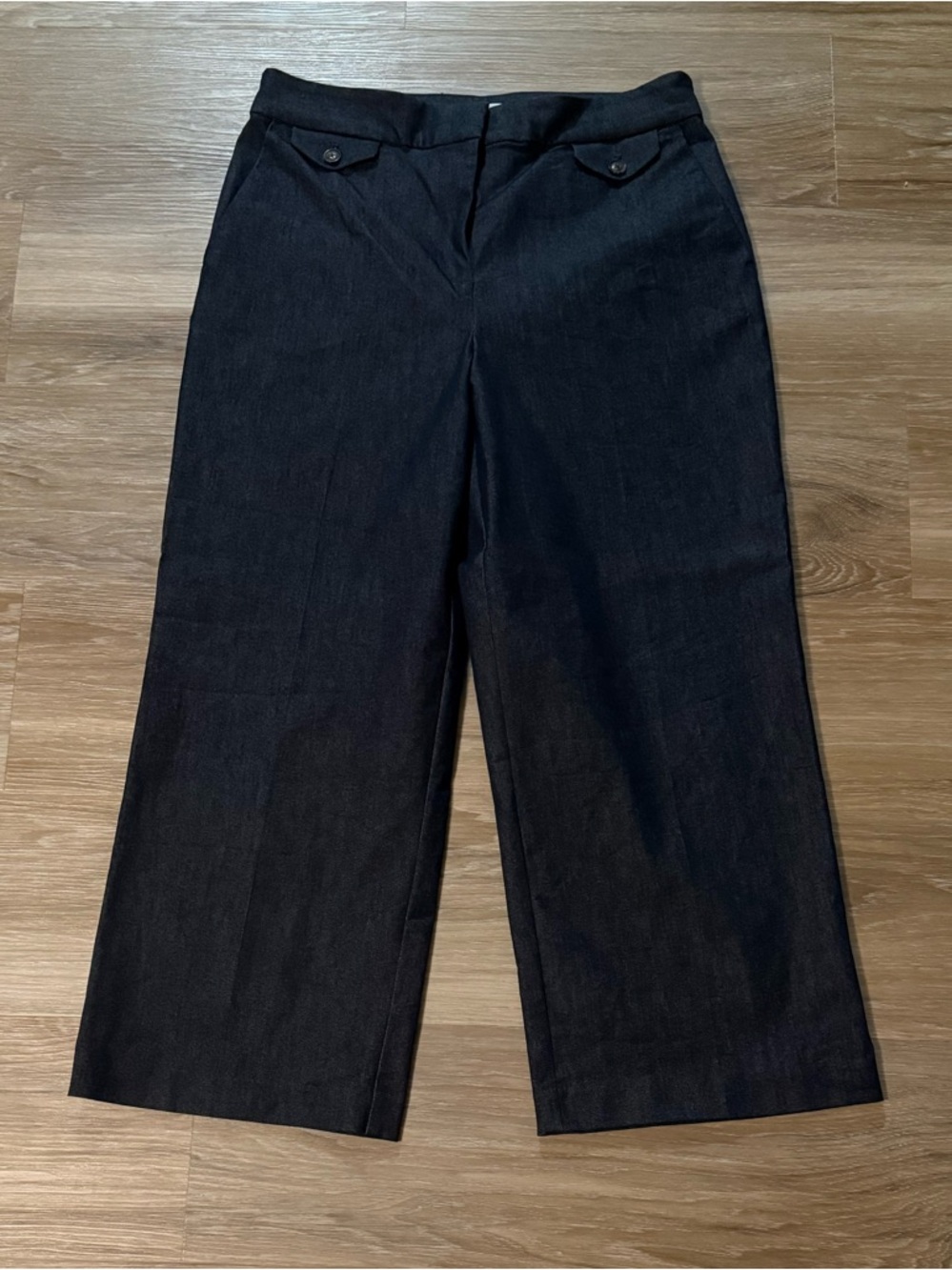 Loft | Wide Leg Dark Grey Pants